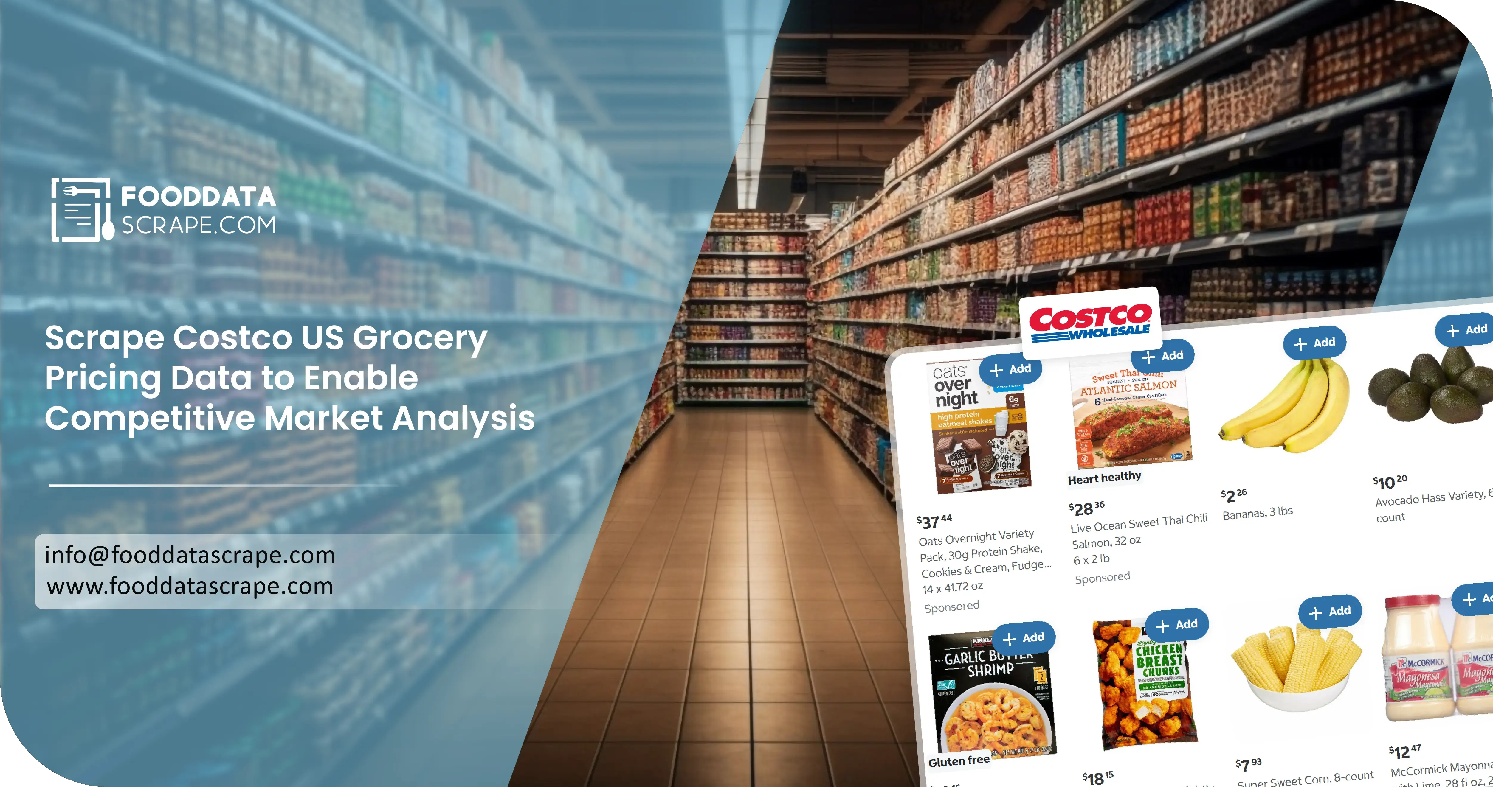 Scrape Costco US Grocery Pricing Data to Enable Competitive Market Analysis